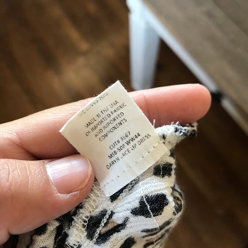 Show Me Your Mumu Cheetah Daryn Lace Up Dress - Picture 7 of 7